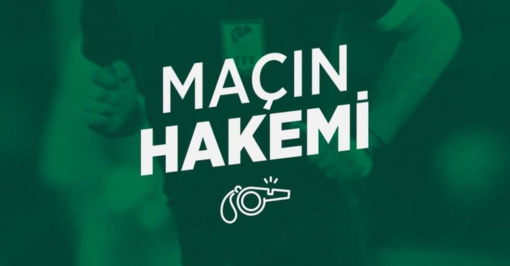 Bursaspor maçının hakemi belli oldu