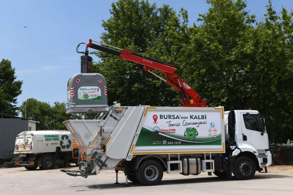 Osmangazi Belediyesi Yerüstü Çöp Konteyner Sistemine Geçiyor
