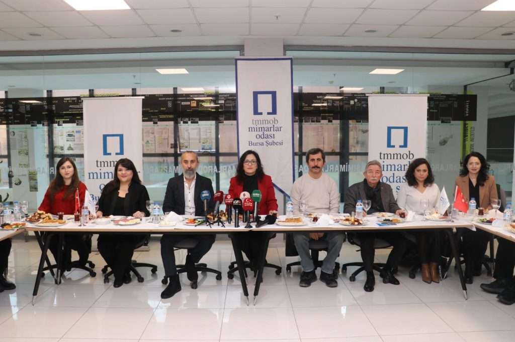 Mimarlar Odası Bursa Şubesi Basın Açıklaması