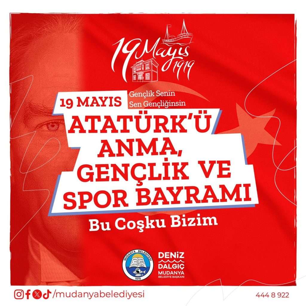 Mudanya’da 19 Mayıs Coşkusu Meydanlara Taşıyor