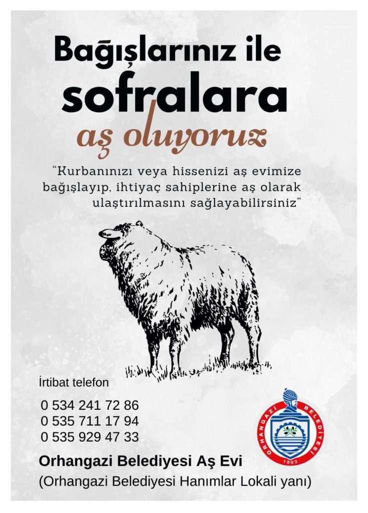 Orhangazi Belediyesi’nden Anlamlı Çağrı: “Bağışlarınızla Sofralara Aş Oluyoruz”