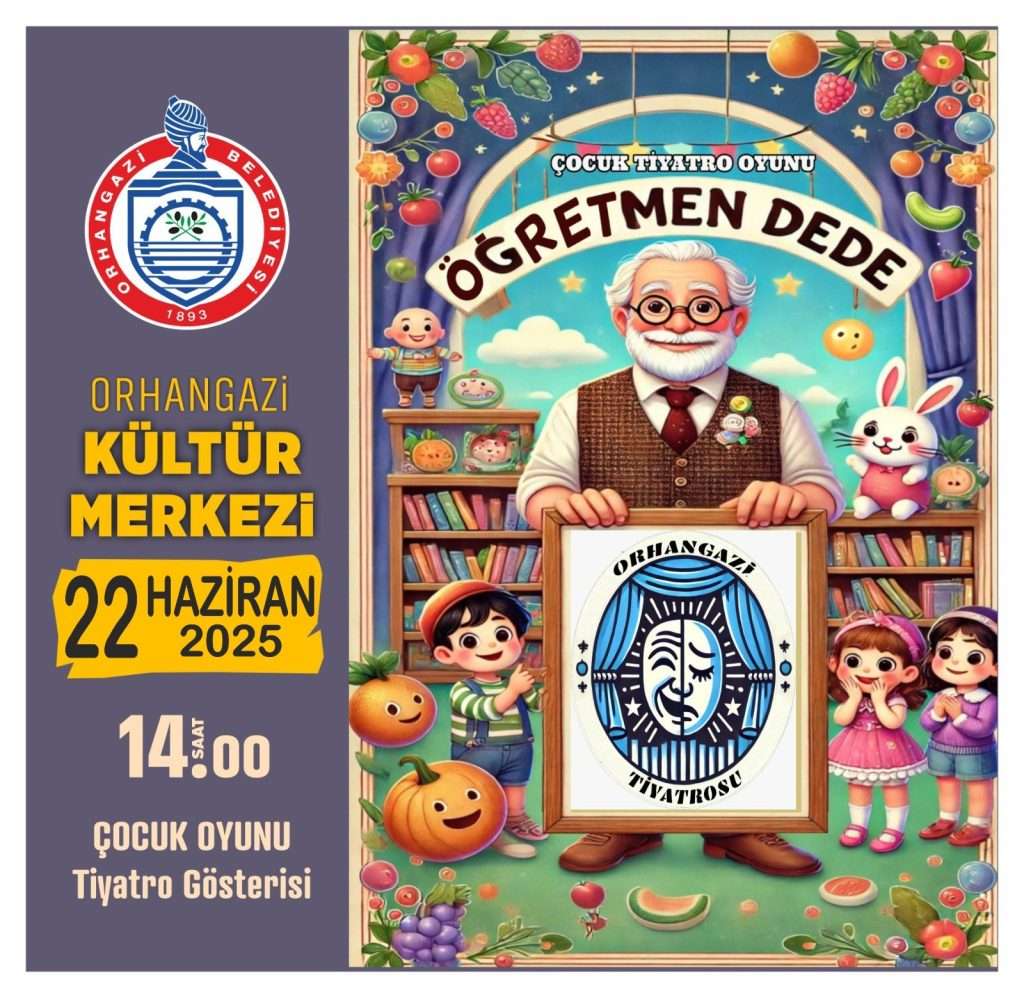 Başkan Aydın’dan Öğrencilere Karne Hediyesi Velilere Dinlenme Molası: Orhangazi’de Tiyatro Dolu Hafta Sonu