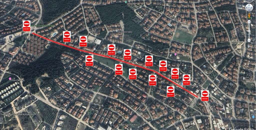 Bursa’da Trafik Düzenlemesi