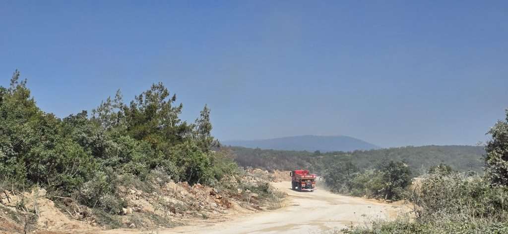 Nilüfer’de Yangın Başarı İle Söndürüldü