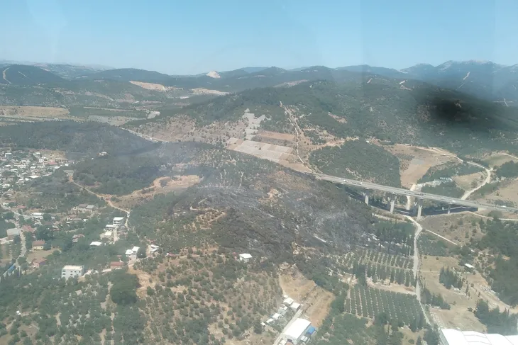 Bursa Osmangazi’de Orman Yangını Hızlı Müdahalelerle Kontrol Altına Alındı
