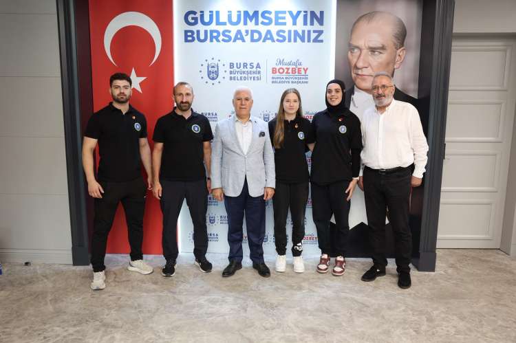 Bursa’nın Gururu Sporculardan Büyükşehir’e Ziyaret