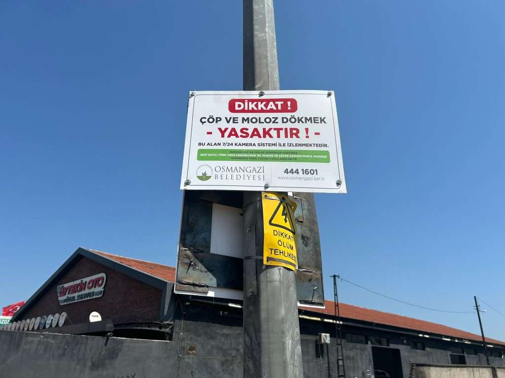 Osmangazi’de Çevre Kirliliğine Kameralı Önlem