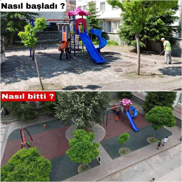 İnegöl Belediyesi Çocuklara Daha Sağlıklı Parklar Sunuyor