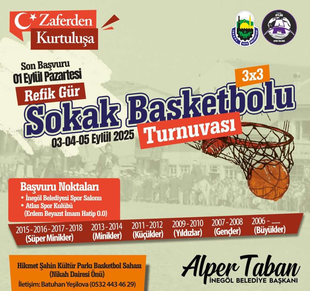 Sokak Basketbolu Turnuvası Başladı