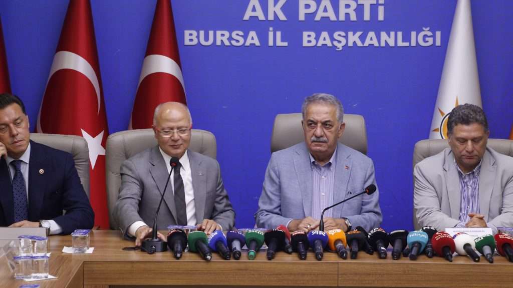 Ak Parti Genel Başkan Yardımcısı Hayati Yazıcı Bursa’da