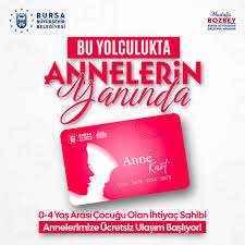 Büyükşehirden ‘Anne Kart’ Projesi