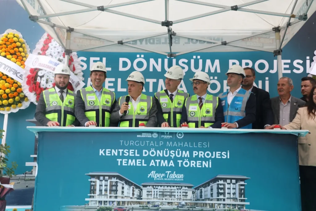 Kentsel Dönüşüm Projesinin Temeli Coşkuyla Atıldı