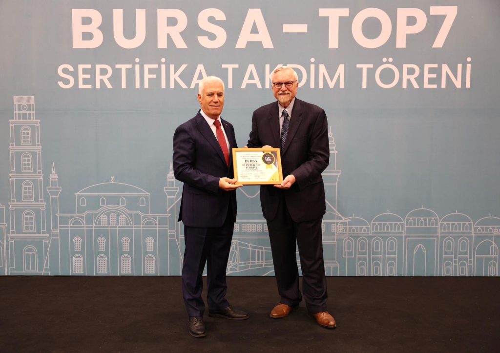 Bursa, ‘Top7 Intelligent Communities’ (En iyi 7 kent) Listesine Girmeyi Başardı