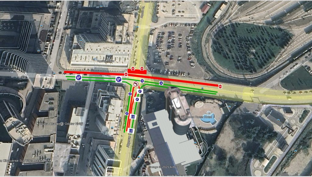 Bursa’da Trafik Düzenlemesi