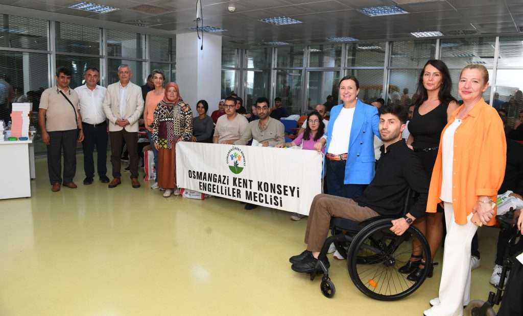Osmangazi Belediyesi Engelli Bireylere Eğitim Desteği Veriyor