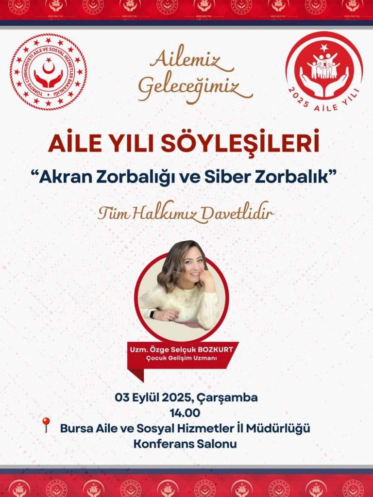 Aile Ve Sosyal Hizmetlerden Siber, Akran Zorbalığı Üzerine Söyleşi