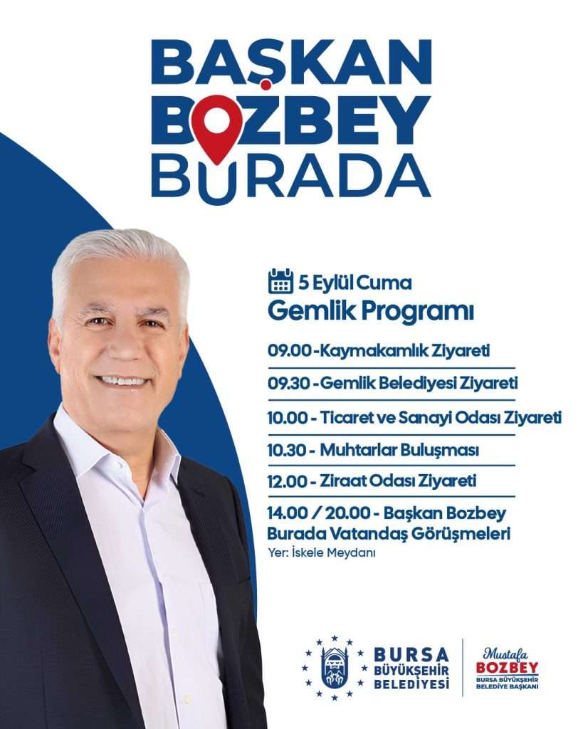 Mustafa Bozbey Gemlik'te Mustafa Bozbey Gemlik'te