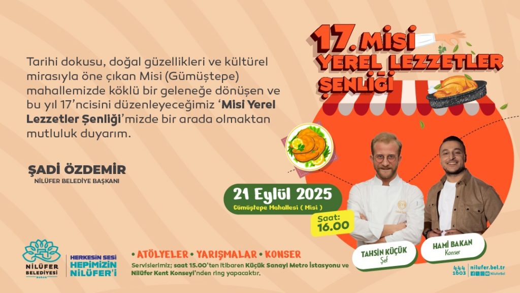 17. Misi Yerel Lezzetler Şenliği’nde Damak Çatlatan Tatlar