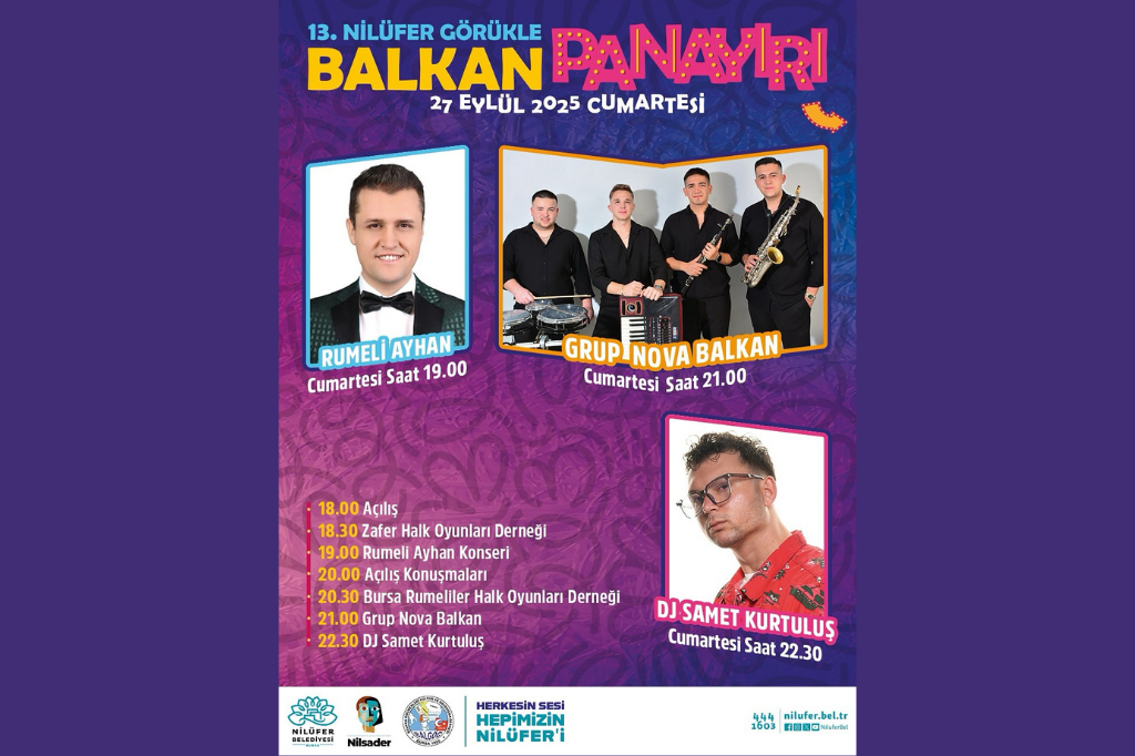 Nilüfer’de Rumeli Rüzgarı Esecek