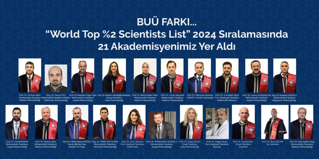 Bursa Uludağ Üniversitesi En İyiler Arasında