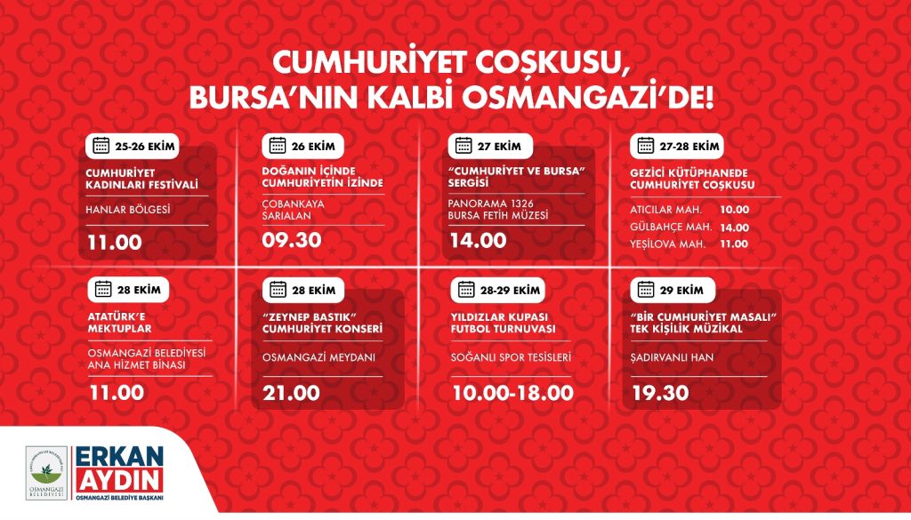Osmangazi’de 102. Yıl Coşkusu