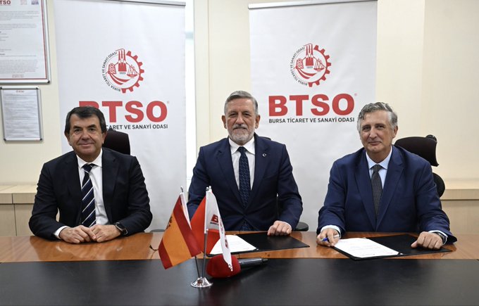BTSO’dan İspanya ile İş Birliği Protokolü