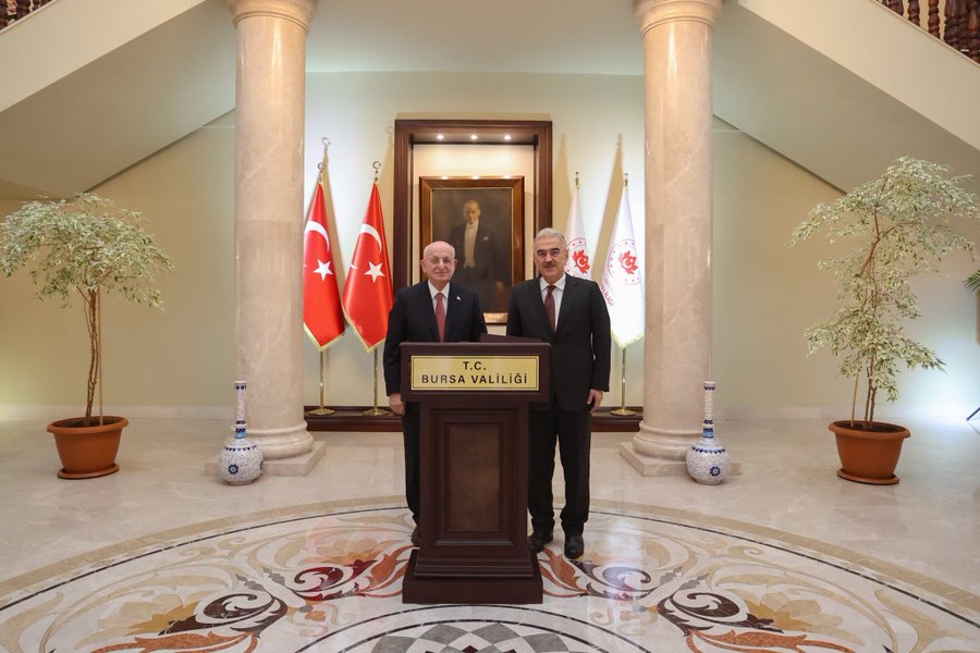 İsmail Kahraman’dan Vali Erol Ayyıldız’a Ziyaret