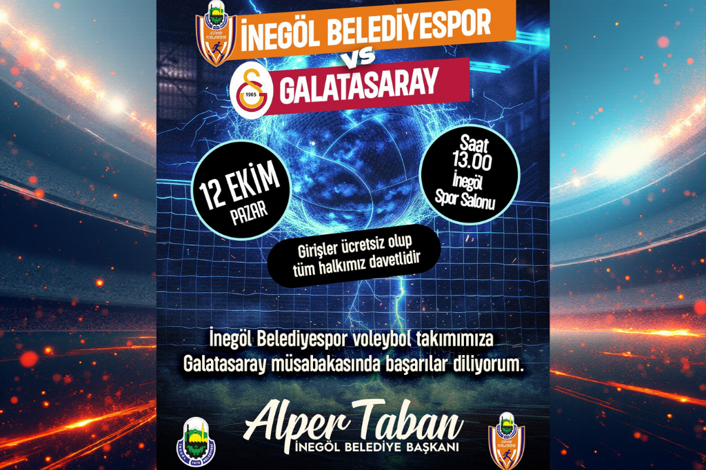 İnegöl Belediyespor, Tamamı İnegöllü Kadrosuyla Galatasaray’ı Konuk Ediyor