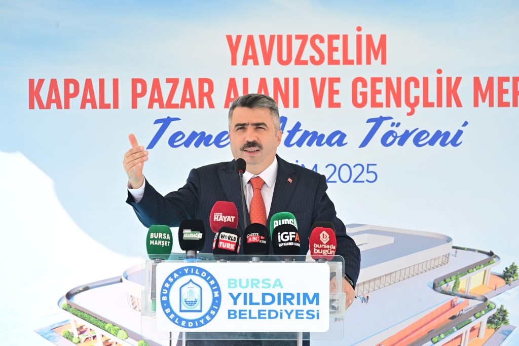 Yıldırım’da Hizmet Hız Kesmiyor: Yavuzselim’e Kapalı Pazar Alanı ve Yaşam Merkezi Geliyor