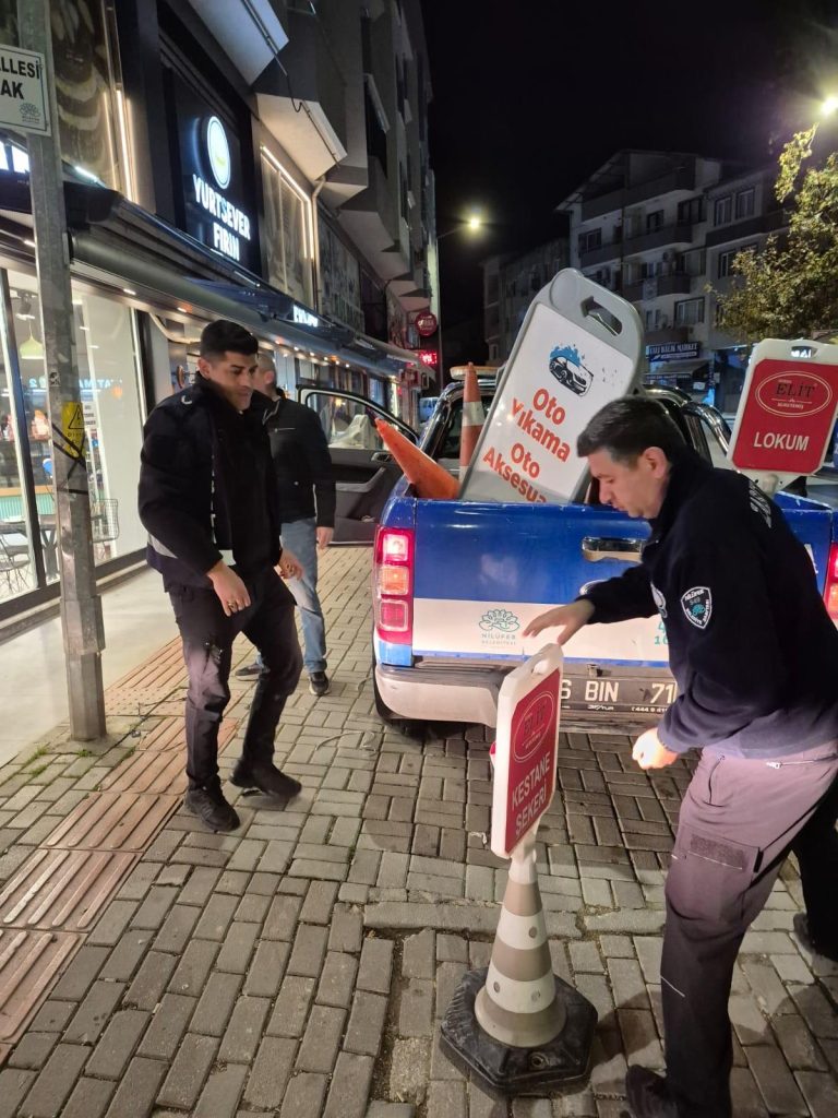 Nilüfer’de Yaya Yolu Temizliği: Çalı Mahallesi’nde Kaldırım İşgaline Sabah Operasyonu!