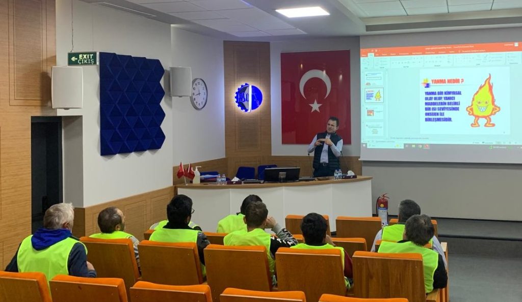 Bursa Merkezli Çevre Yapı’dan Ankara OSB Projesinde Örnek İş Güvenliği Eğitimi!