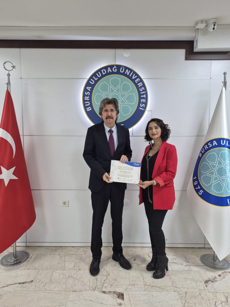 BUÜ Akademisyenine Uluslararası Arena’da Büyük Ödül