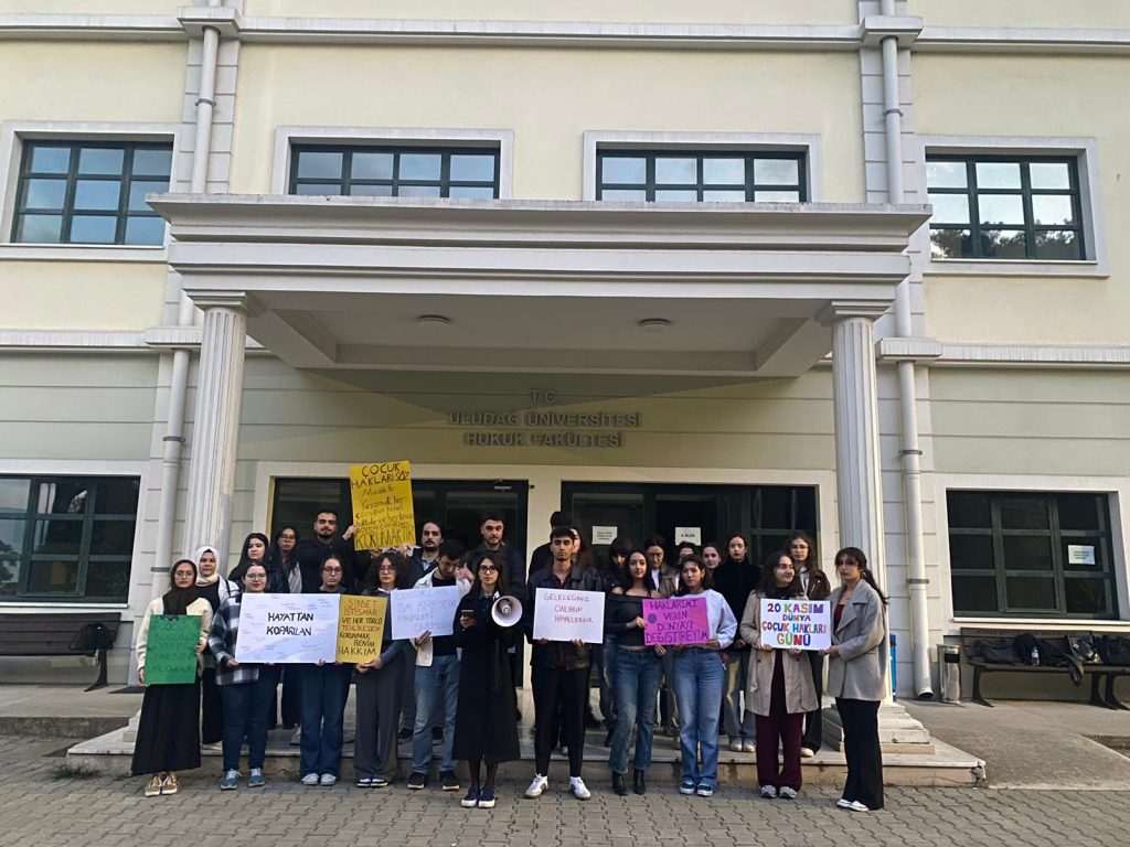 UÜ öğrencilerinden Çocuk Hakları İçin Vicdan Çığlığı