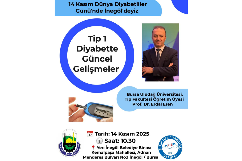 İnegöl Belediyesi’nden “Tip-1 Diyabette Güncel Gelişmeler” Semineri