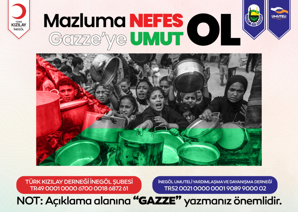 İnegöl’den Gazze’ye Dev Destek