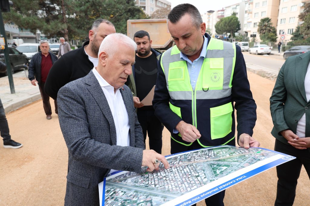 Tuna Caddesi Yenileniyor
