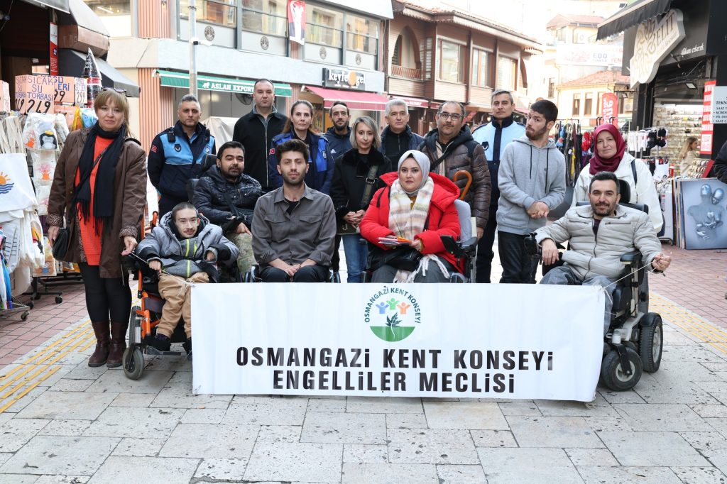 Osmangazi Zabıtası 3 Aralık’ta Engelli Bireylerle Sahadaydı