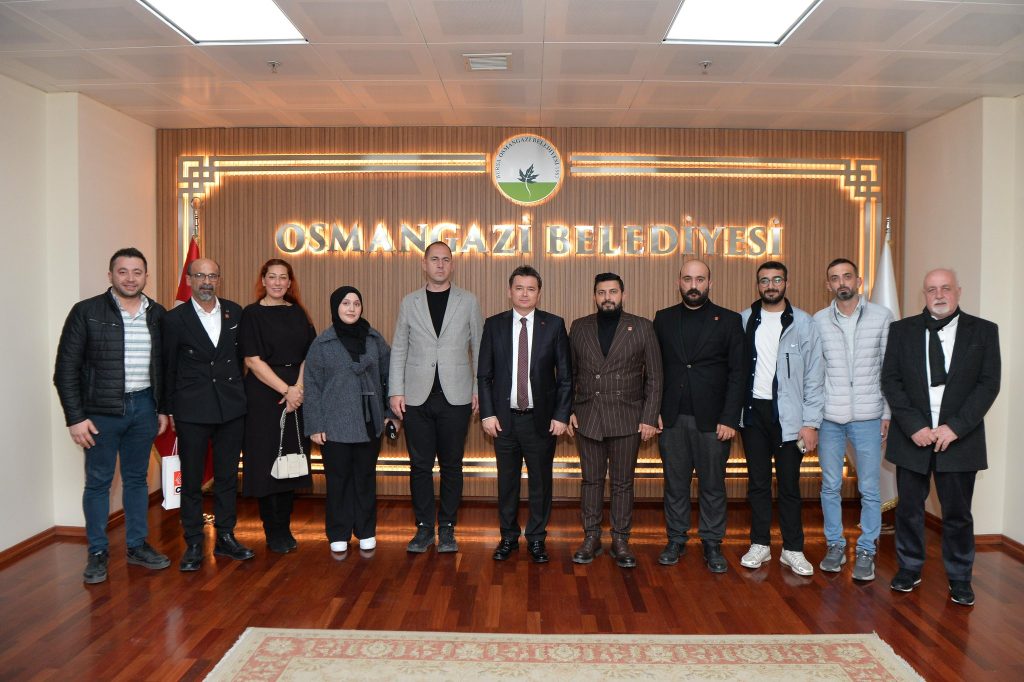 Başkan Erkan Aydın Ahmet Keskin’i Misafir Etti