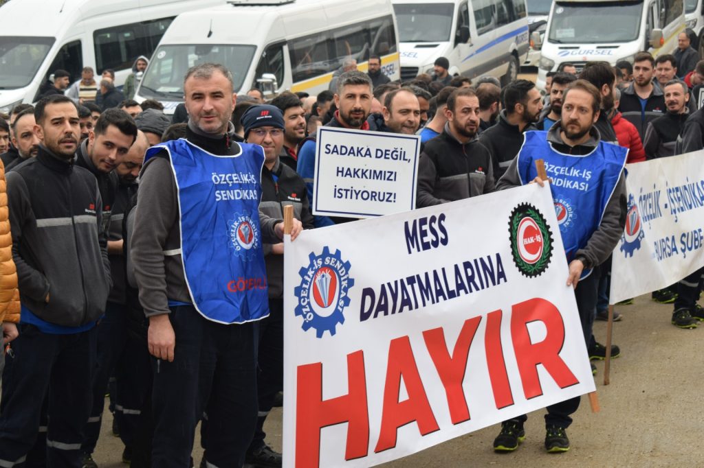 Maysan Mando işçisinden MESS’e Sert Uyarı:”Biz Yoksak Üretim Yok!