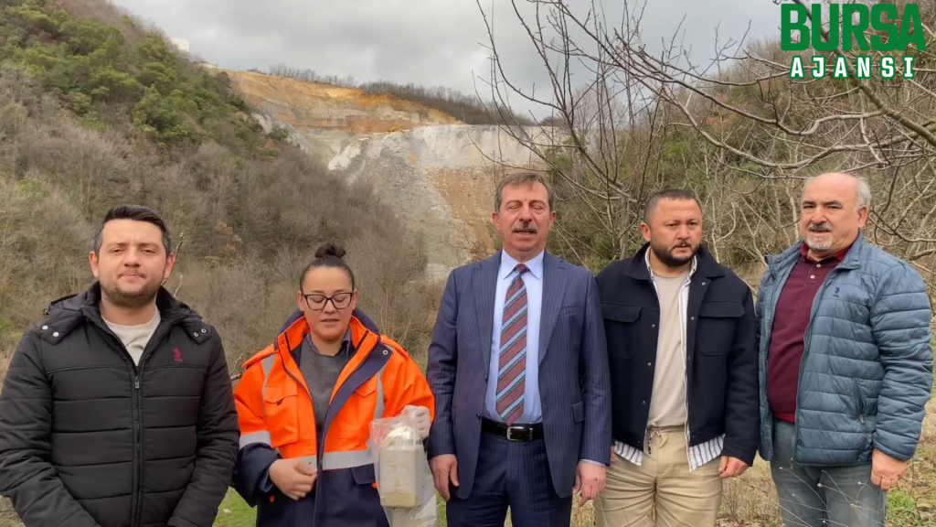 Yenişehir Kirazlıyayla’da maden atık havuzu çöktü iddiası! İYİ Parti Heyeti Bölgede İnceleme Yaptı