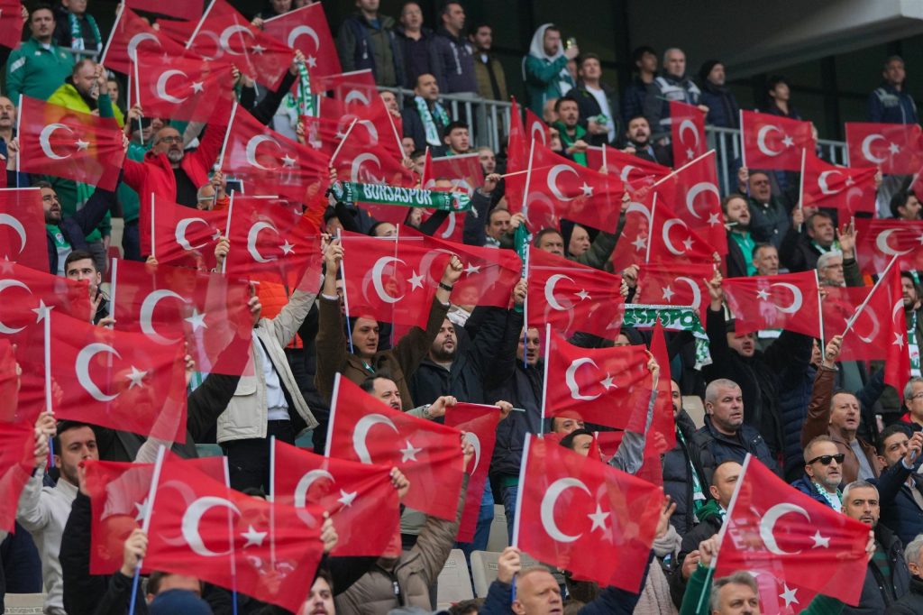 Bursaspor Tribünlerinde Milli Gurur