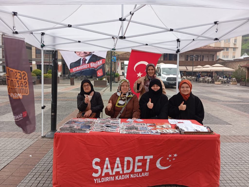 Saadet Partisi Yıldırım Teşkilatı Sahada