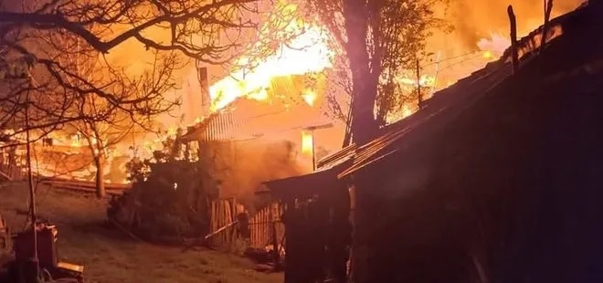 Süleymanbey Köyü’nde Ev Yangını