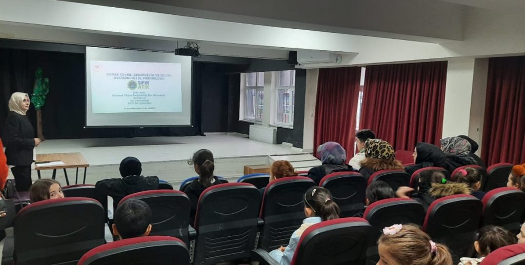 Bursa’nın Çevre Vizyonu Okullarda Şekilleniyor