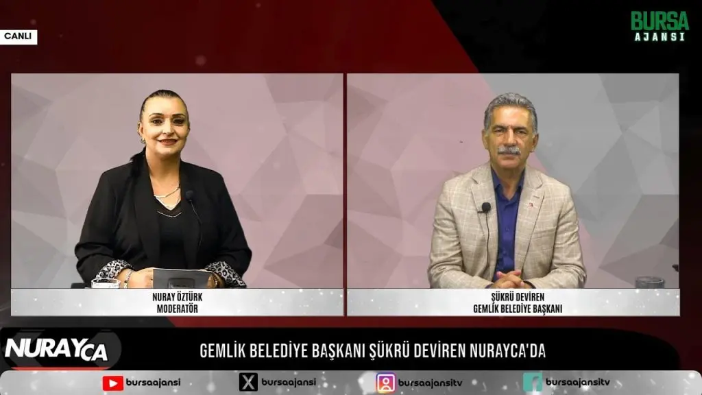 Gemlik Belediye Başkanı Şükrü Deviren Nurayca Programında