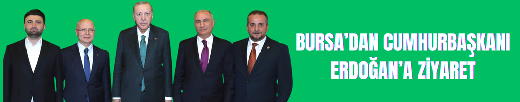 AK Parti Bursa Heyetinden Cumhurbaşkanına ziyaret