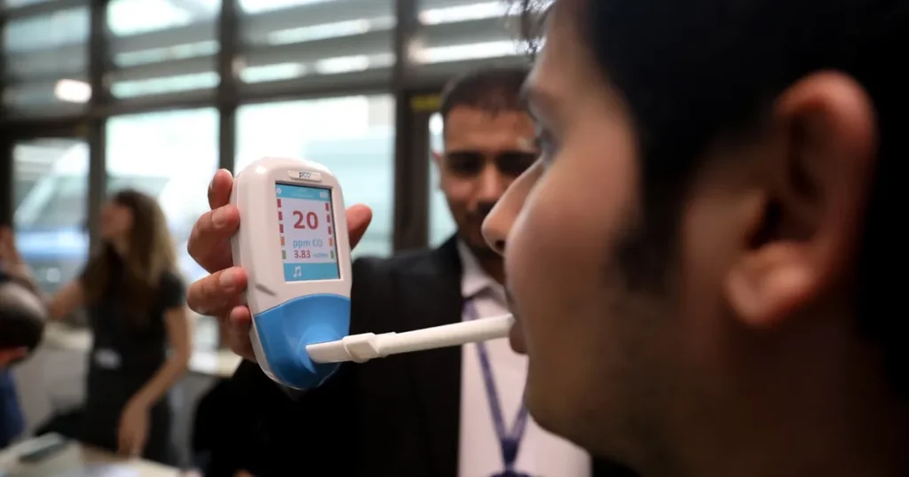 Bursa Büyükşehir personeline karbonmonoksit ölçümü