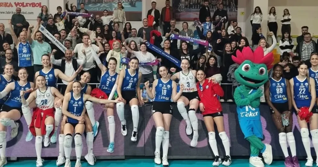 Bursa Nilüfer’in sultanları zorlu maçı kazandı