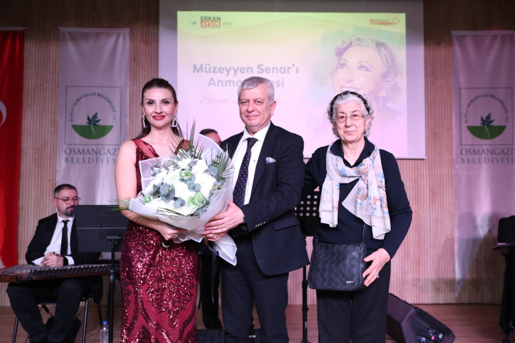 Bursa Osmangazi Belediyesi Müzeyyen Senar’ı unutmadı