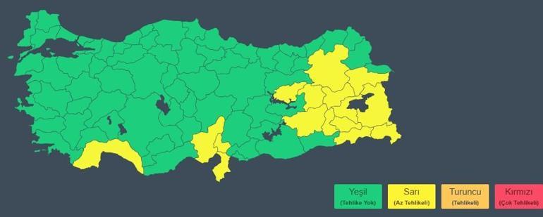 Sel, su baskını, heyelan ve kuvvetli kar! Meteoroloji'den 16 kent için sarı kodlu uyarı